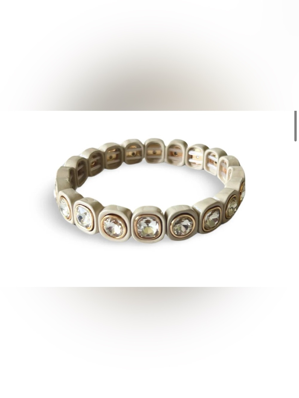 Smith & Co City Girl Petite Jewel Bracelet Cream Enamel Brand NEW W/O Taga